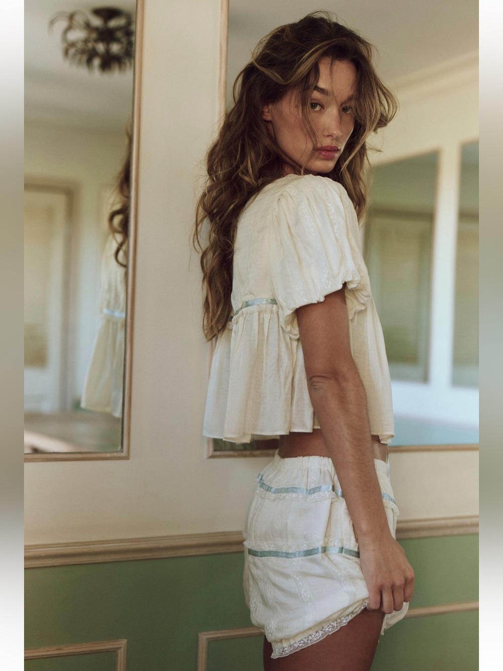 Free People Bali Sweetie Pie Set Tofu White Intimately Top Shorts Small XS NEW - Picture 2 of 11